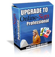 Upgrade to online sign professional today